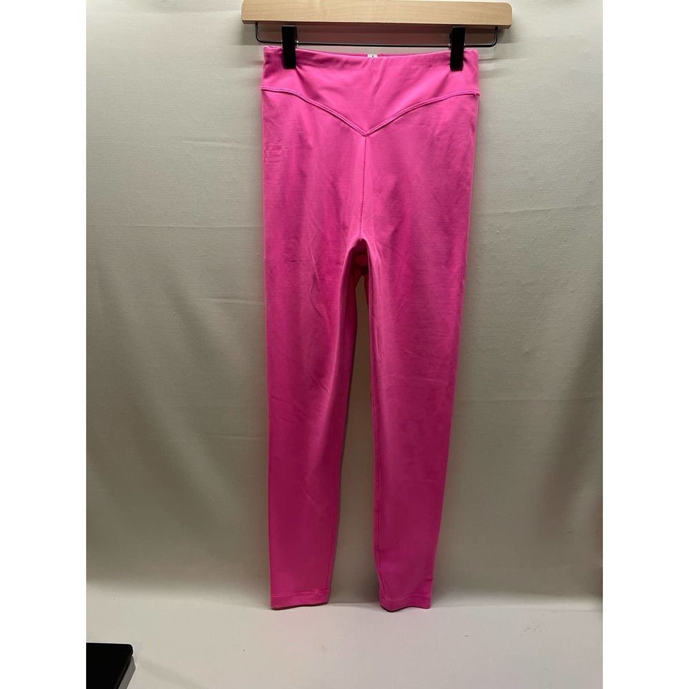 Adam Selman Sport | Bubblegum Pink Plunge V Barbie Festival Athletic Stretch XS